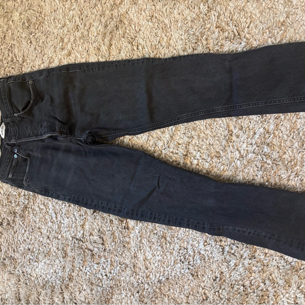 Agolde Women's Straight Leg Jeans - Black